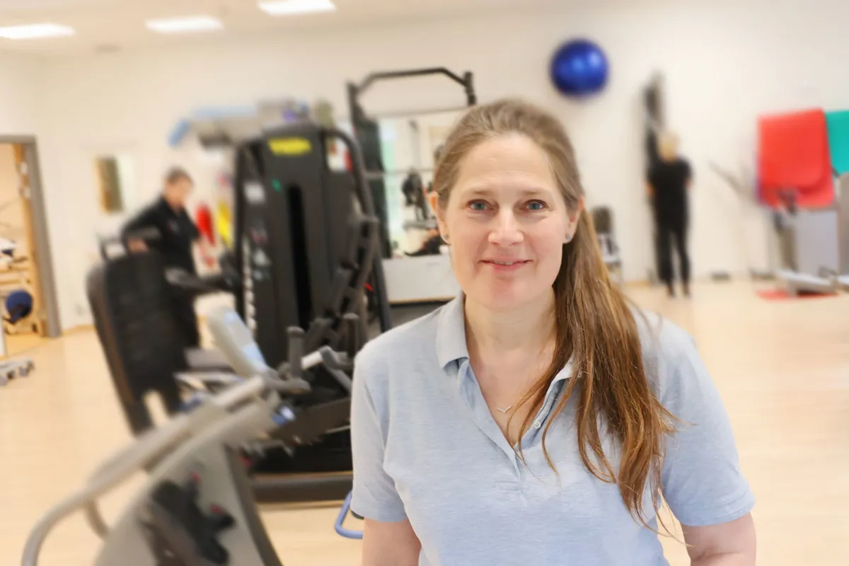 Lilian Bergh, specialistfysioterapeut på mottagningen Primärvårdsrehab Kungsholmen.