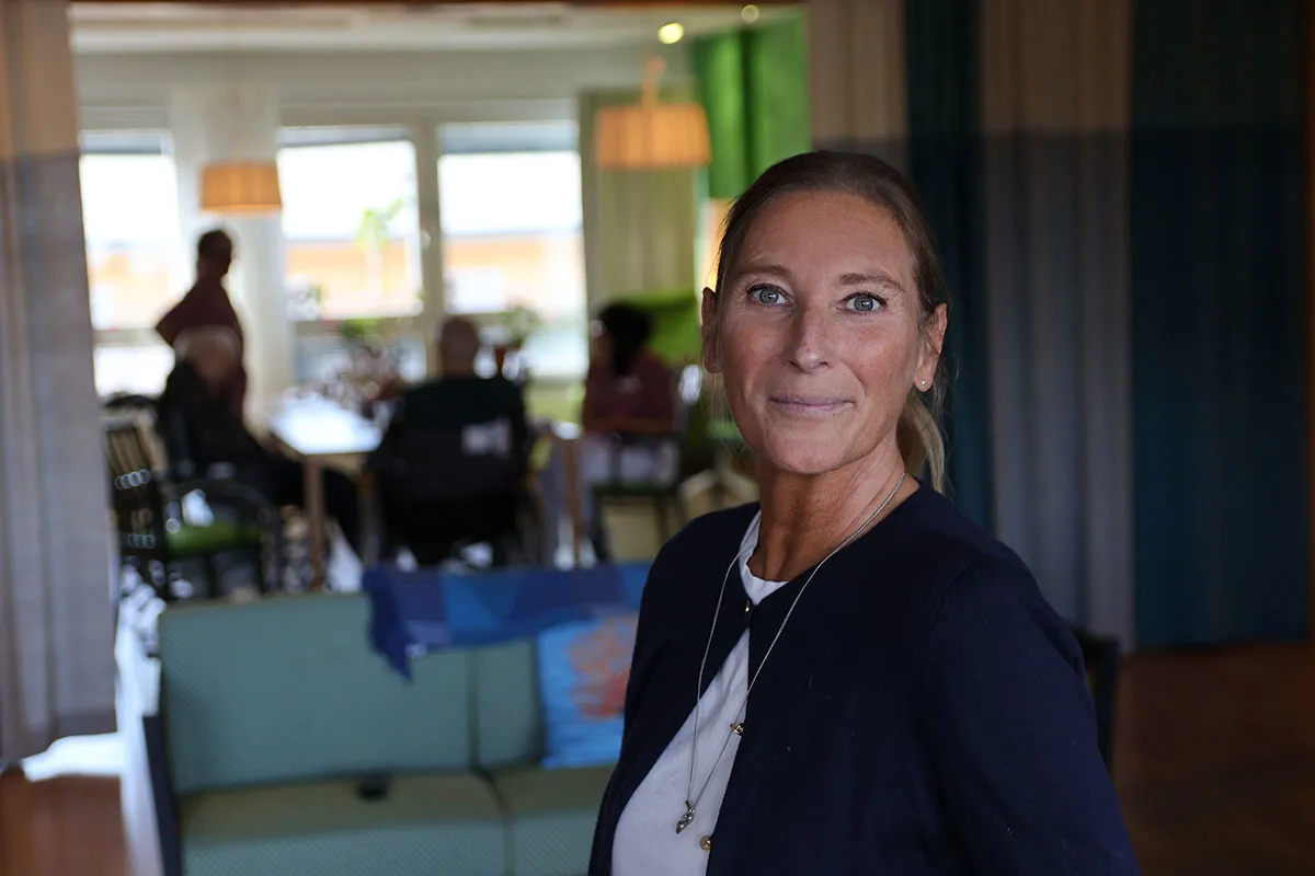 Ann-Christine Johansson, verksamhetschef på Vallgossens vård- och omsorgsboende.