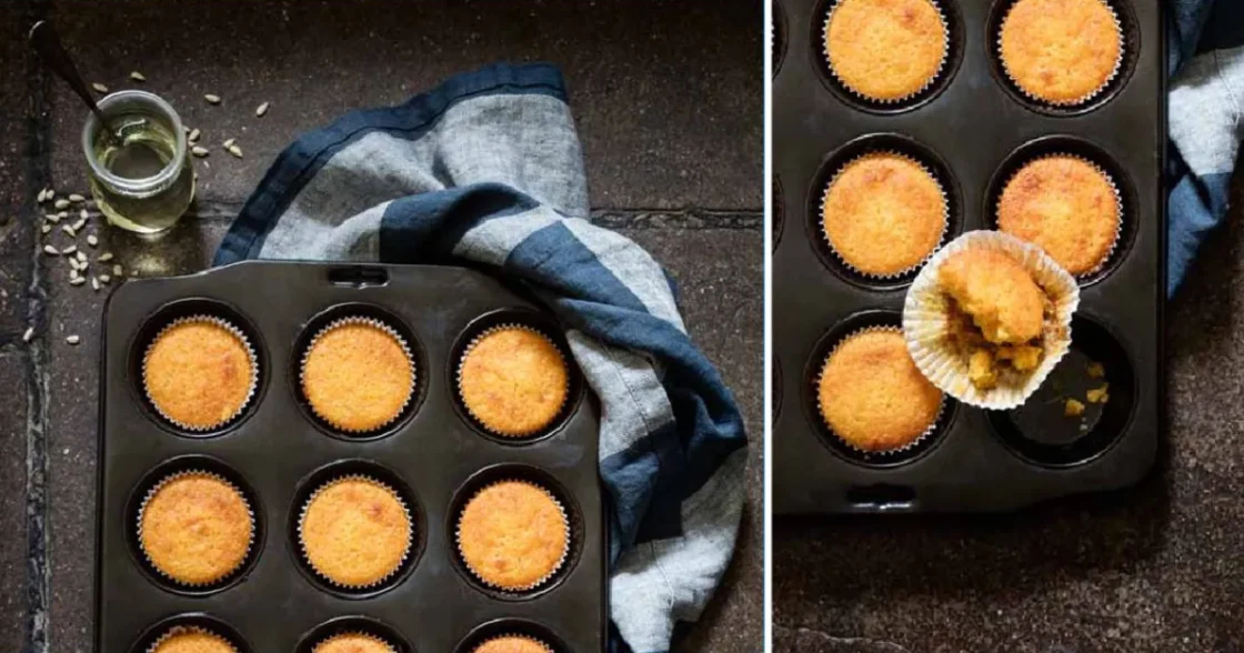 Nygräddade muffins.