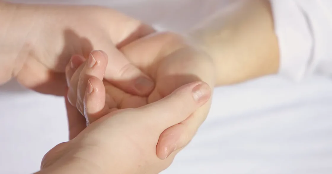 Handmassage.
