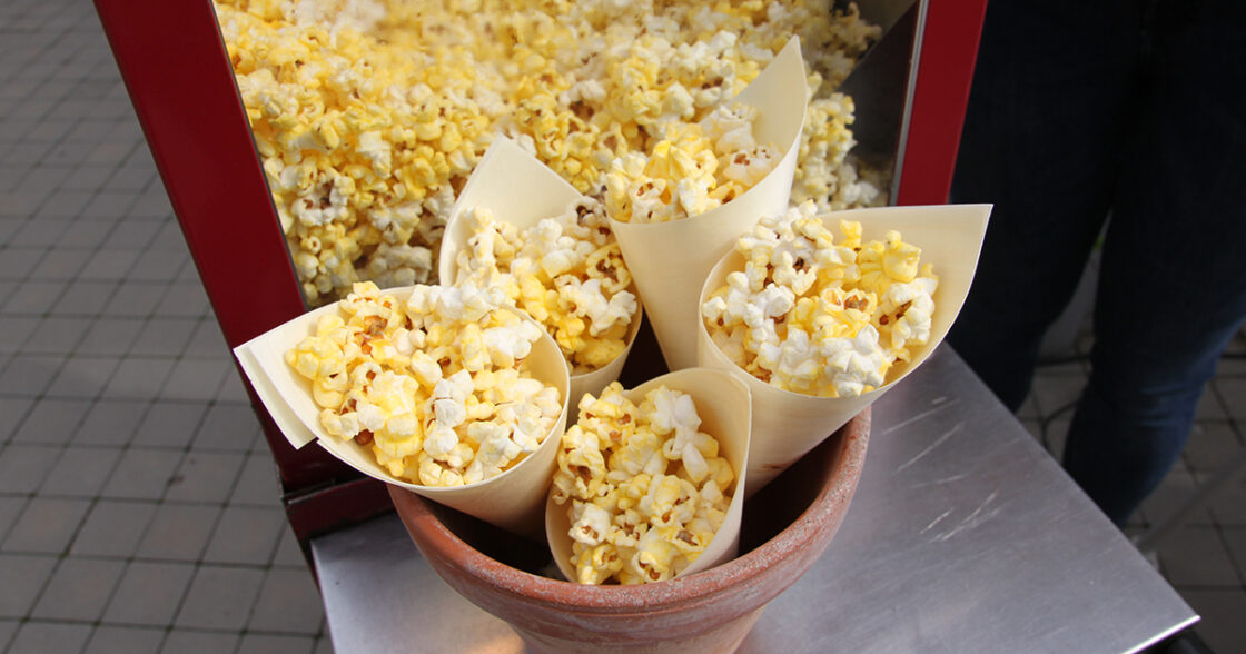 Nyhetsbild, popcorn.