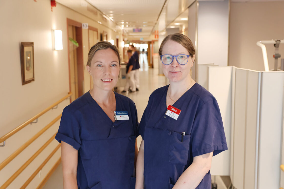 Ansvariga för studien är Jeanna Pavlovic, specialistsjuksköterska inom vård av äldre, och Ameli Sjöberg, specialistläkare,