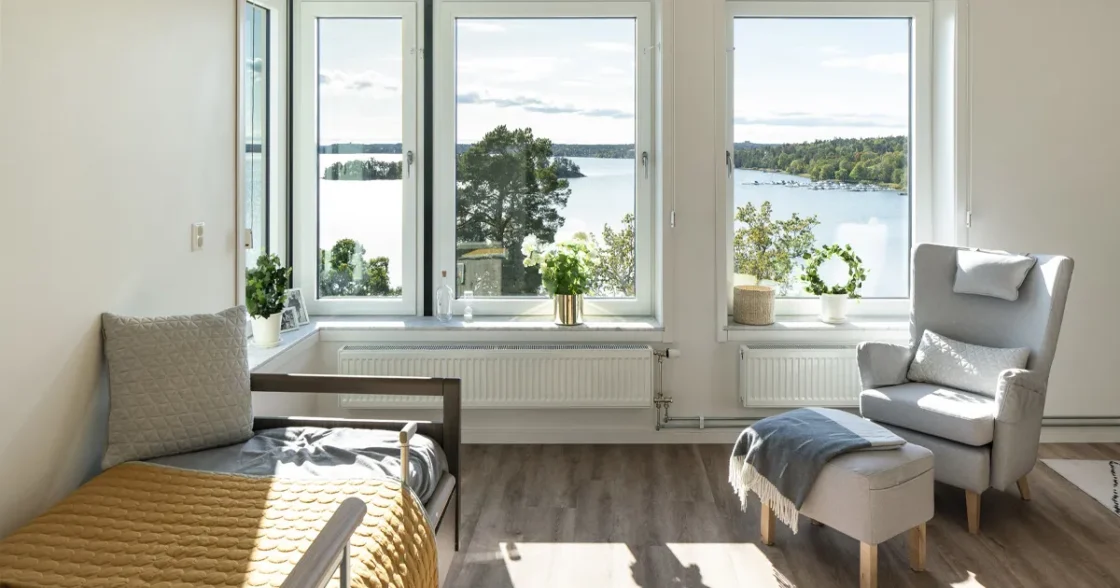 Äldreboende Graninge Strand Nacka havsutsikt skärgård lägenhet