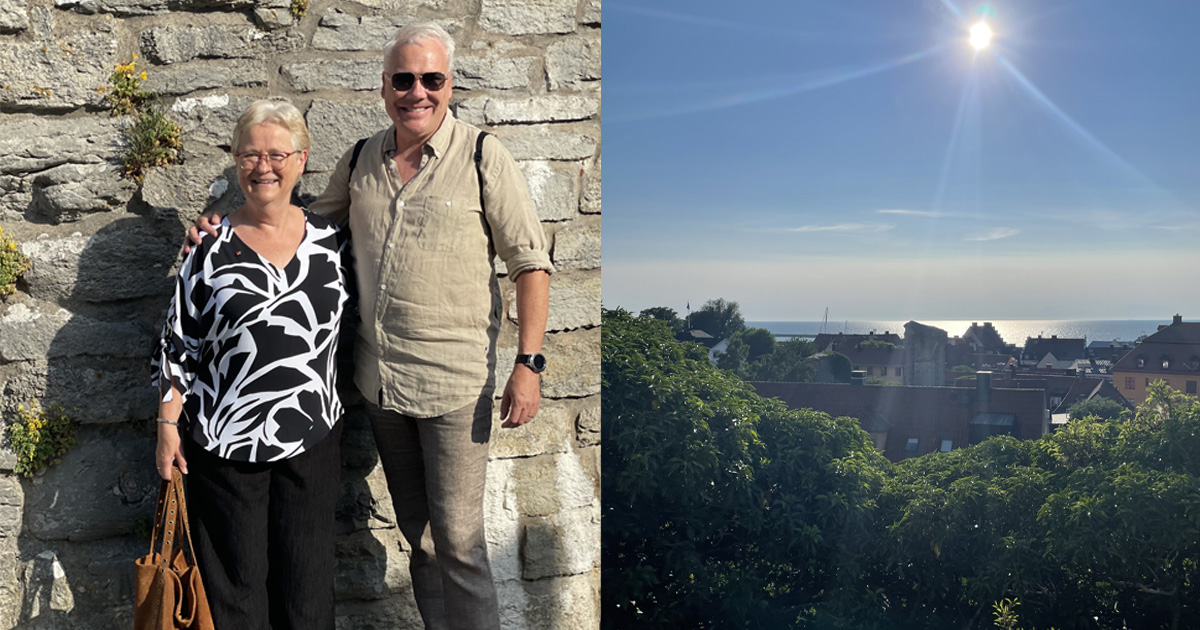 Sjukhusdirektör Karin Thalén och äldreomsorgschef Peter Ceder
