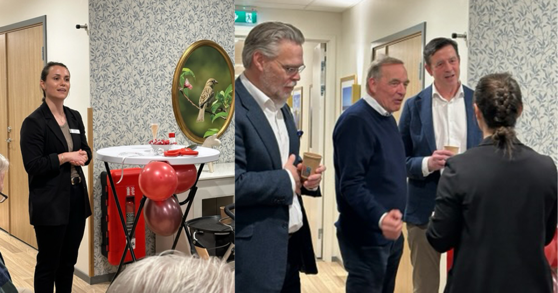 Nyhetsbild Invigning av äldreboendet Poesin i Nacka.