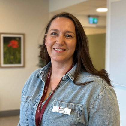 Ida Duque, biträdande verksamhetschef på äldreboendet Nyckelharpan i Upplands Väsby.