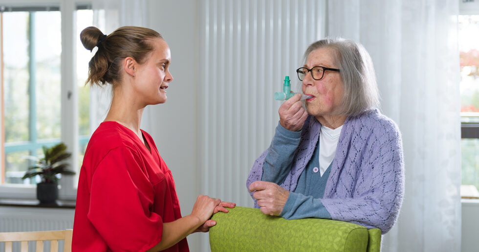 patient med medarbetare
