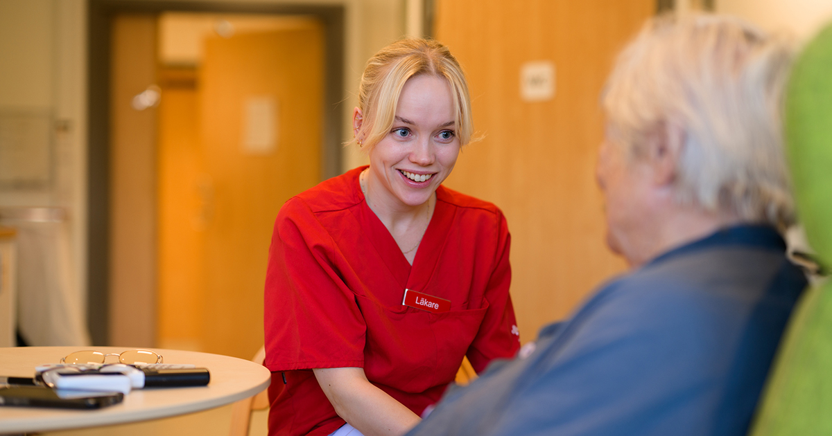 patient med medarbetare